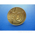 Round Metal Badge, Gold Medal (GZHY-CY-028)